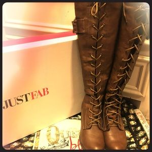 Riding Lace Up Boot